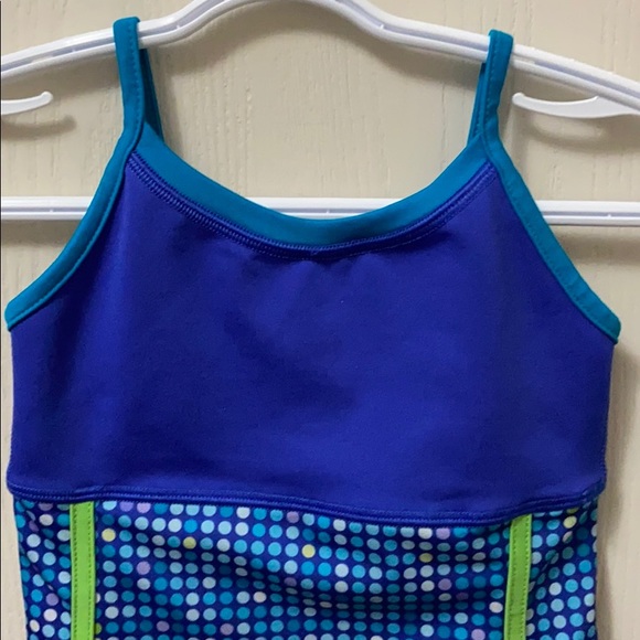 Triple Flip Blue & Teal Spaghetti Strap Tank Top - Picture 2 of 6